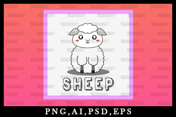 Why Cute Kawaii Sheep Animal Clipart V11 Works for Your Brand
